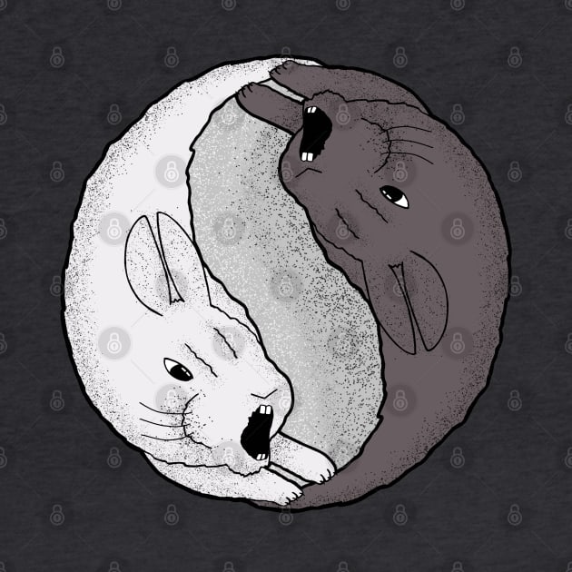 Rabbit Yin Yang by Spock Jenkins